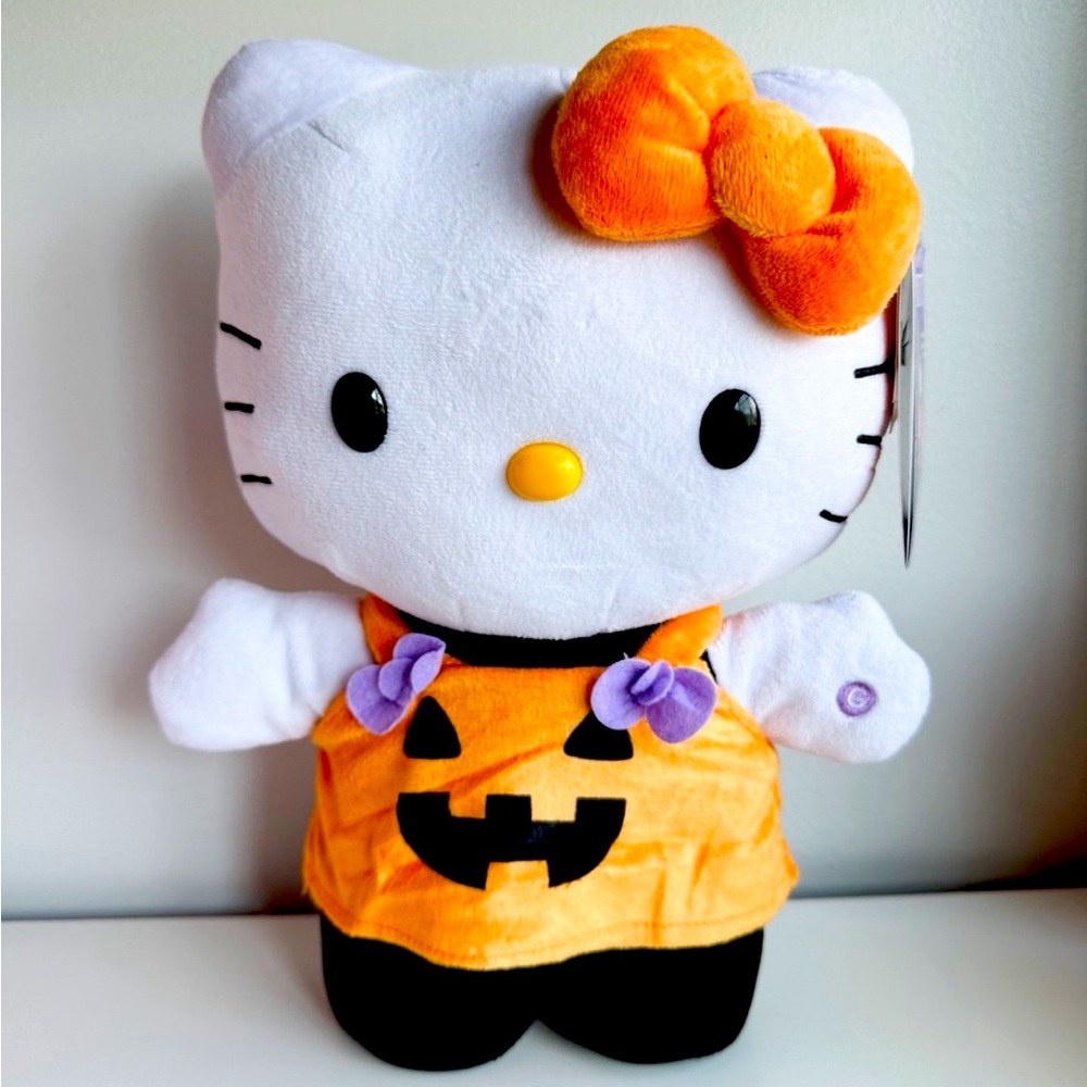 Hello Kitty Halloween Animated Musical Stepper Jack o Lantern Dress